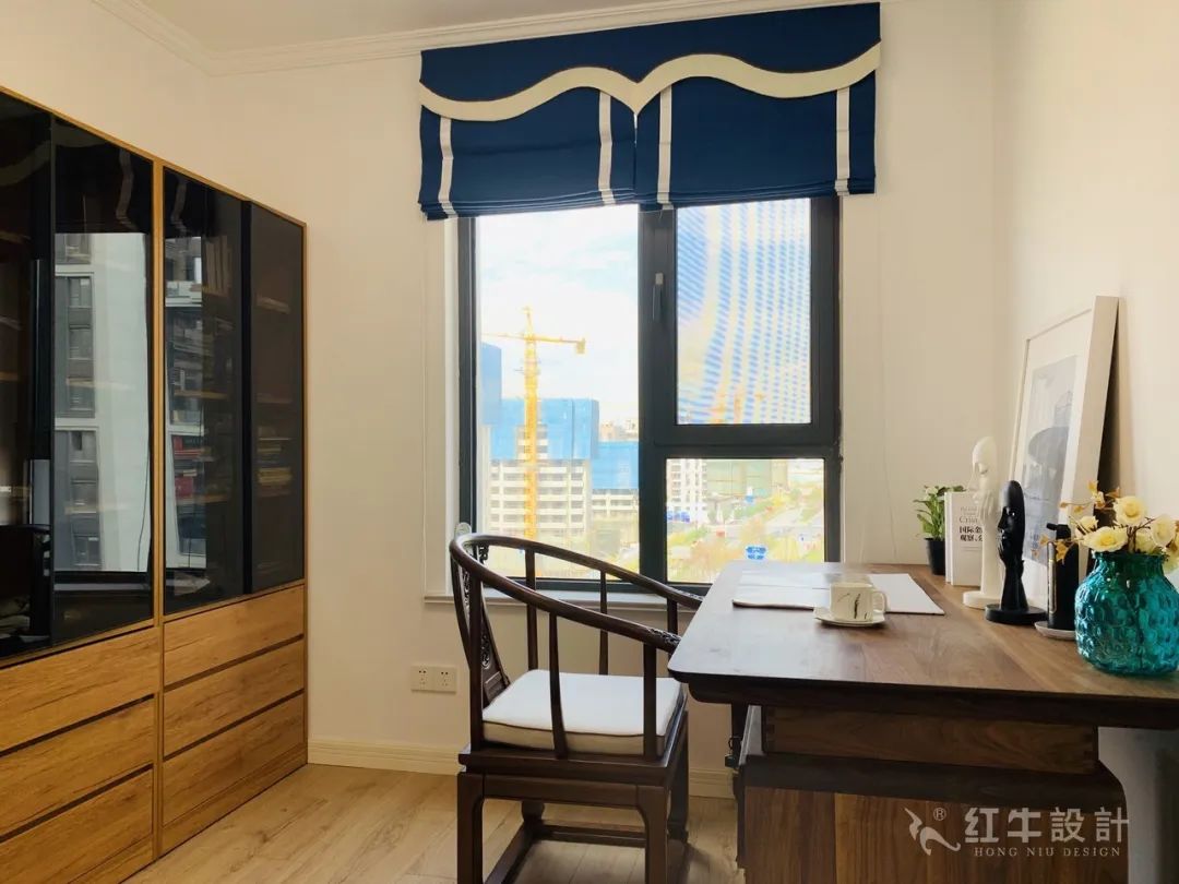 孟宪涛_保利国际社区115㎡现代北欧--简洁明亮之家，一人独居太惬意！17实景效果_书房